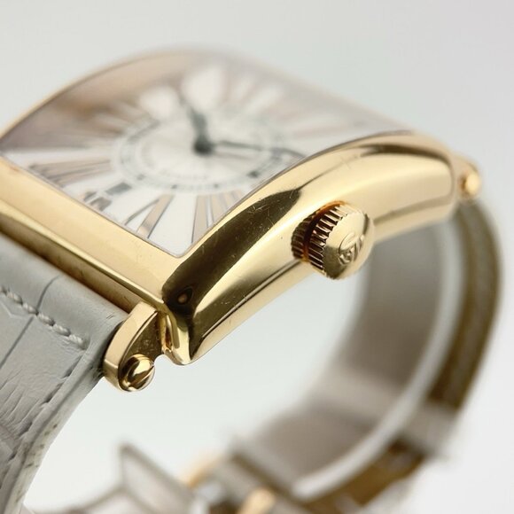 Franck Muller 18k Rose Gold Square Silver Dial 36mm Automatic Men's Watch 6000H - Picture 4 of 8